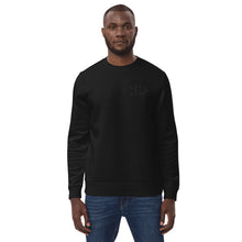 Load image into Gallery viewer, Black on black sweatshirt