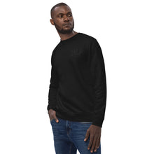 Load image into Gallery viewer, Black on black sweatshirt