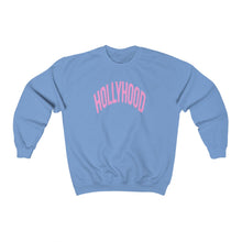 Load image into Gallery viewer, HollyHood Crewneck Pink Letters