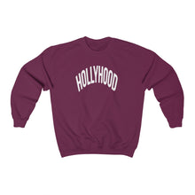 Load image into Gallery viewer, HollyHood Crewneck Sweatshirt White Letters