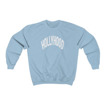 Load image into Gallery viewer, HollyHood Crewneck Sweatshirt White Letters