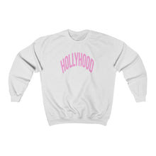 Load image into Gallery viewer, HollyHood Crewneck Pink Letters