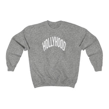 Load image into Gallery viewer, HollyHood Crewneck Sweatshirt White Letters