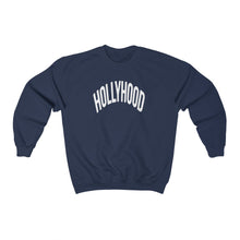 Load image into Gallery viewer, HollyHood Crewneck Sweatshirt White Letters