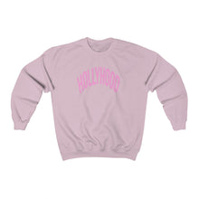 Load image into Gallery viewer, HollyHood Crewneck Pink Letters