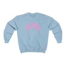 Load image into Gallery viewer, HollyHood Crewneck Pink Letters