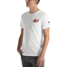 Load image into Gallery viewer, Red stitching isla Records t-shirt
