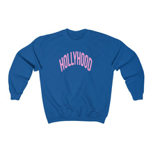 Load image into Gallery viewer, HollyHood Crewneck Pink Letters
