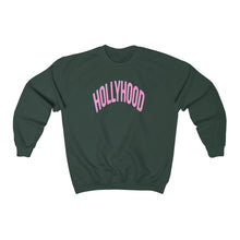Load image into Gallery viewer, HollyHood Crewneck Pink Letters

