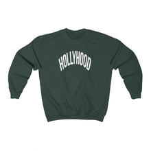 Load image into Gallery viewer, HollyHood  Crewneck Sweatshirt White Letters
