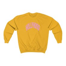 Load image into Gallery viewer, HollyHood Crewneck Pink Letters
