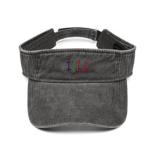 Load image into Gallery viewer, Denim visor
