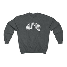 Load image into Gallery viewer, HollyHood  Crewneck Sweatshirt White Letters
