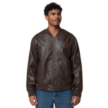 Load image into Gallery viewer, Leather Bomber Jacket
