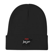 Load image into Gallery viewer, Embroidered Black Sheep Beanie
